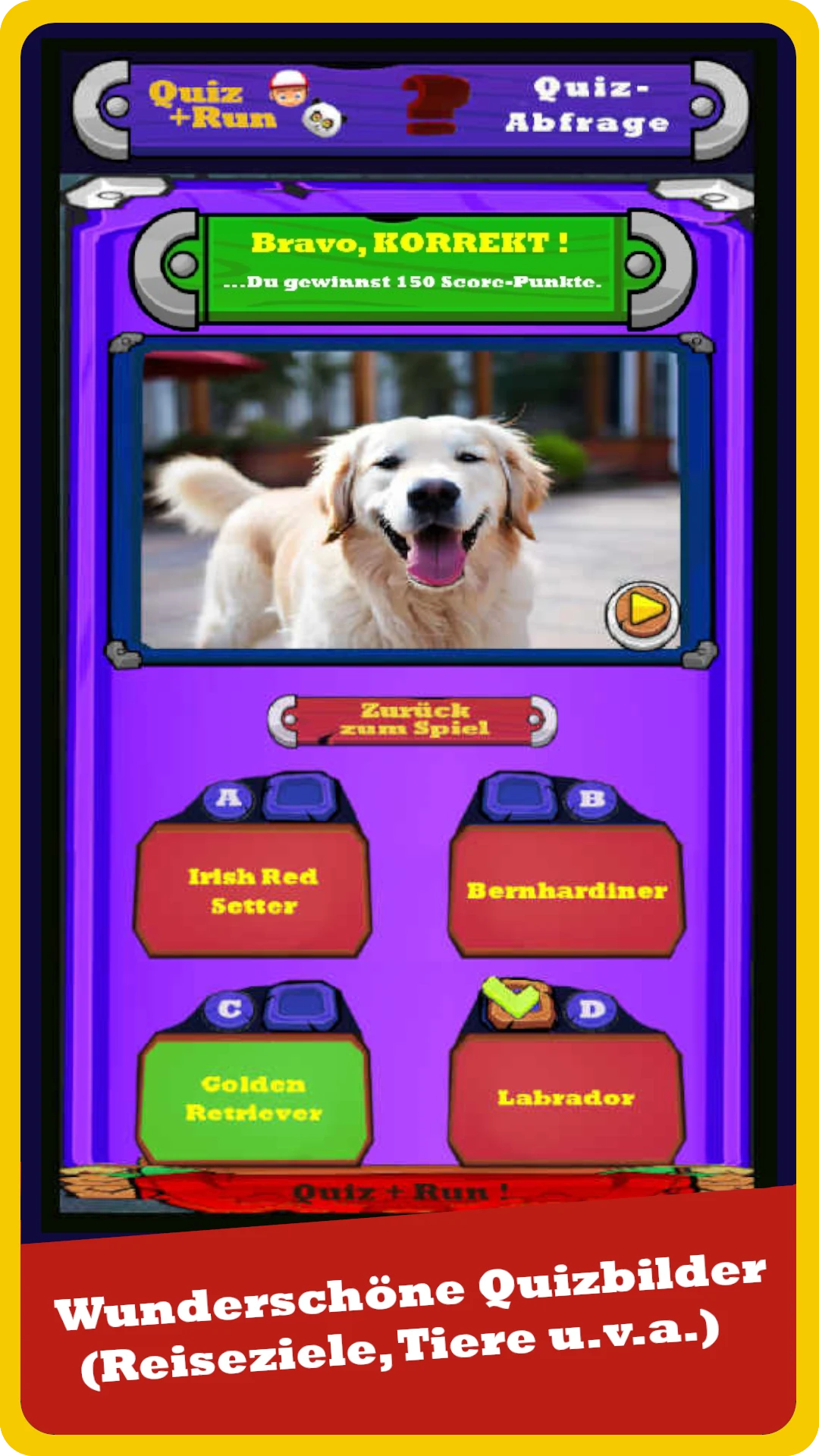 Quiz & Run: Schlaue Action ! screenshot